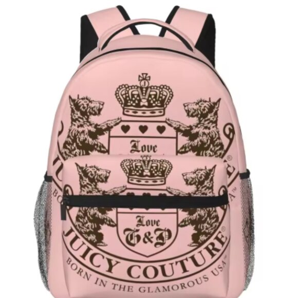 Juicy-Couture Full-Print Casual Backpack - Picture 1 of 4